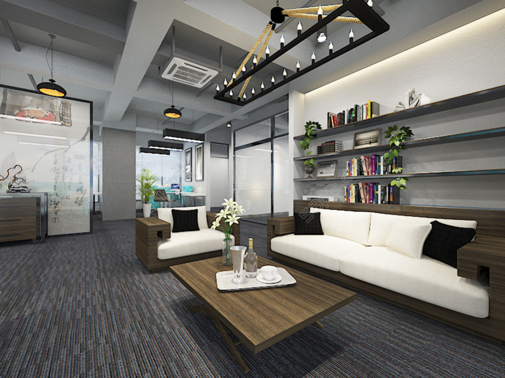 實業公司上海青浦區辦公室裝修工程